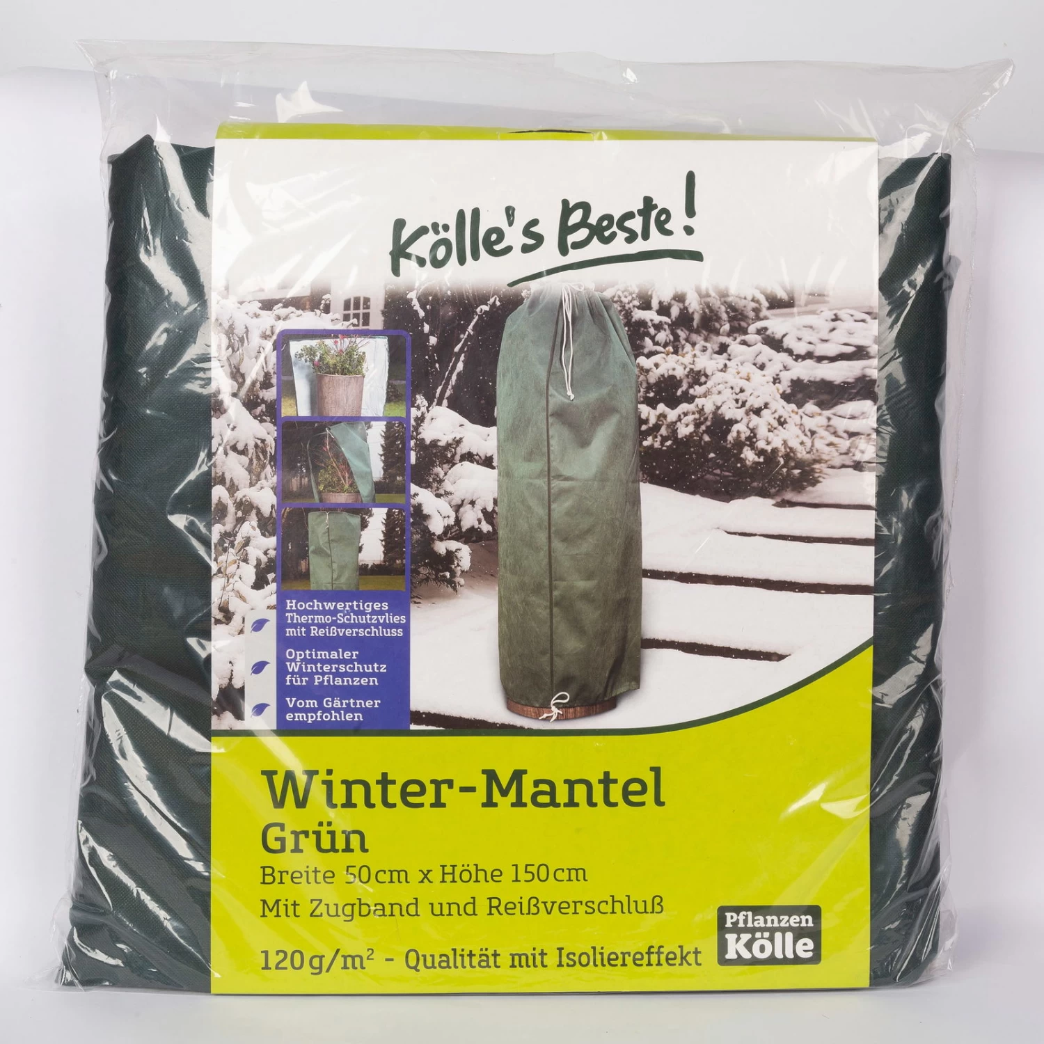 Kölle's Beste Winter-Mantel Grün, 50 X 150 Cm