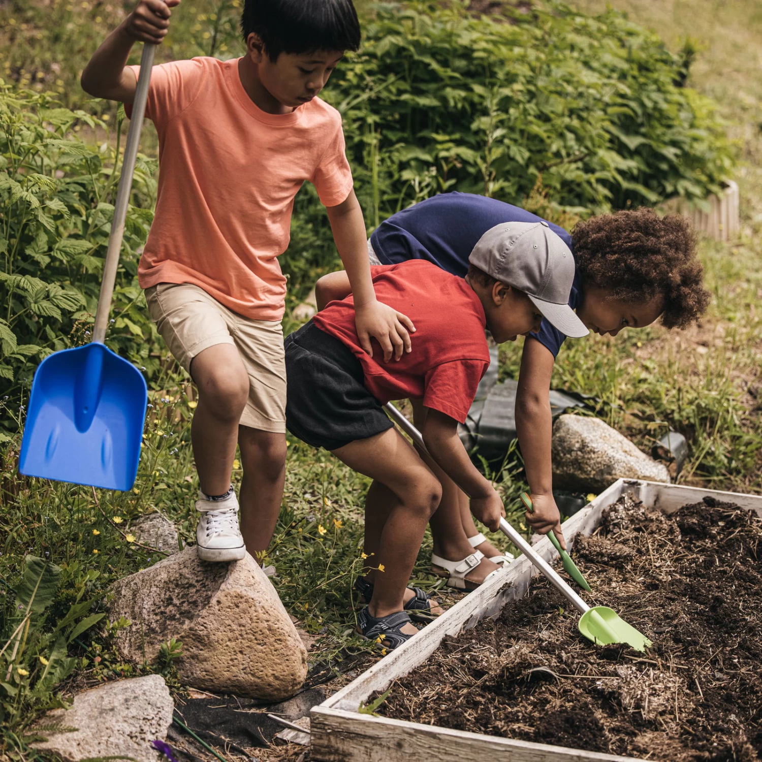 Schaufel 'MyFirst Fiskars', Blau/orange – Bild 6