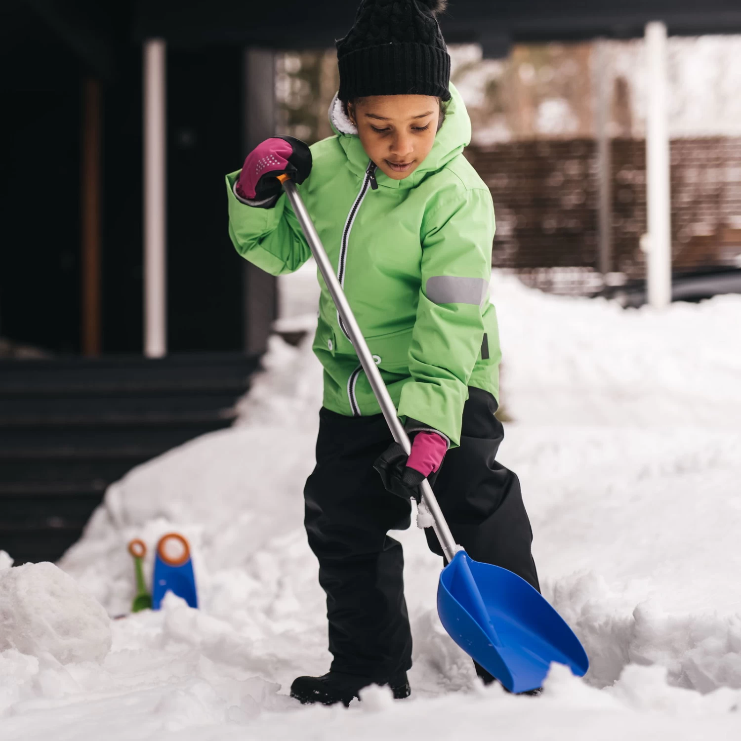 Schaufel 'MyFirst Fiskars', Blau/orange – Bild 4