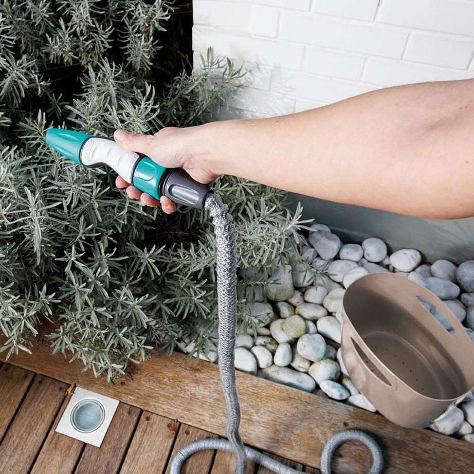 Aquapop Mit Selbstaufdehnbarem Schlauch, 5-15m, Braun, Kunststoff / Polyester – Bild 6