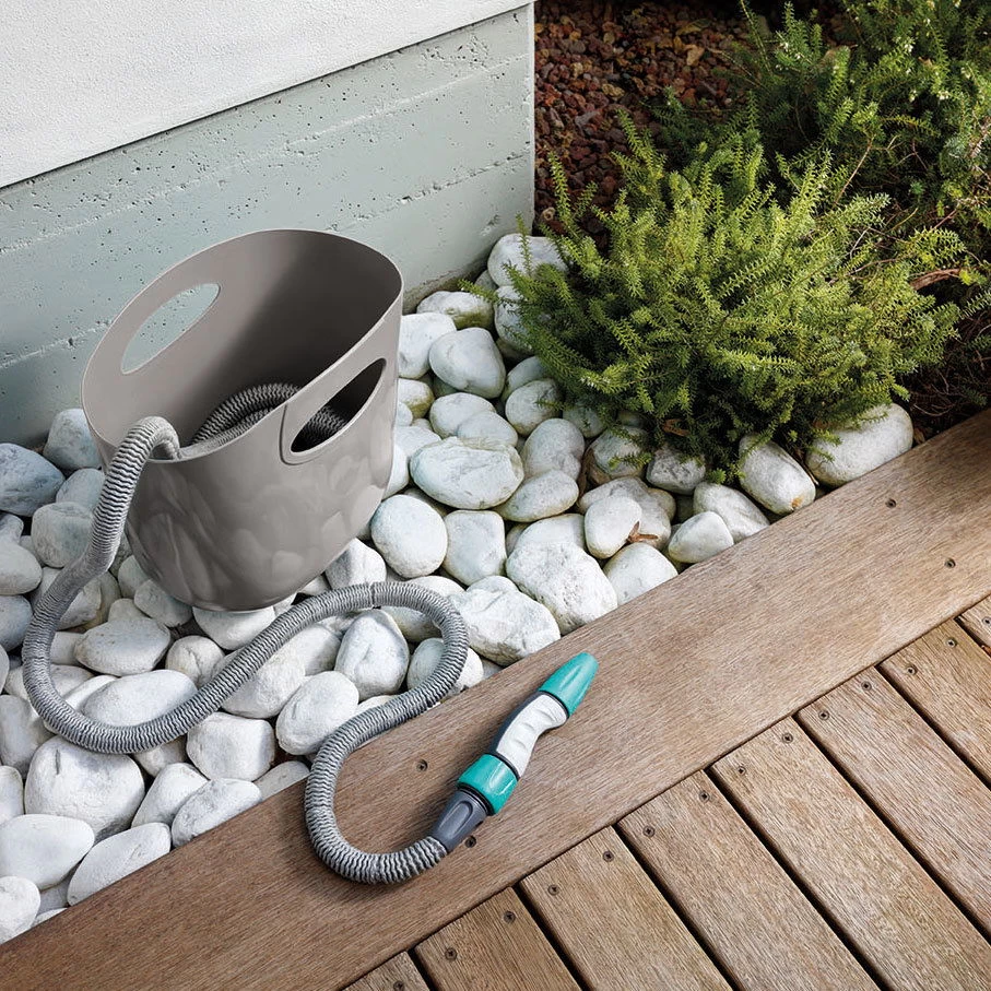 Aquapop Mit Selbstaufdehnbarem Schlauch, 5-15m, Braun, Kunststoff / Polyester – Bild 2