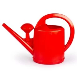 Stöckli Gießkanne, Rot, Mit Brausekopf, Kunststoff