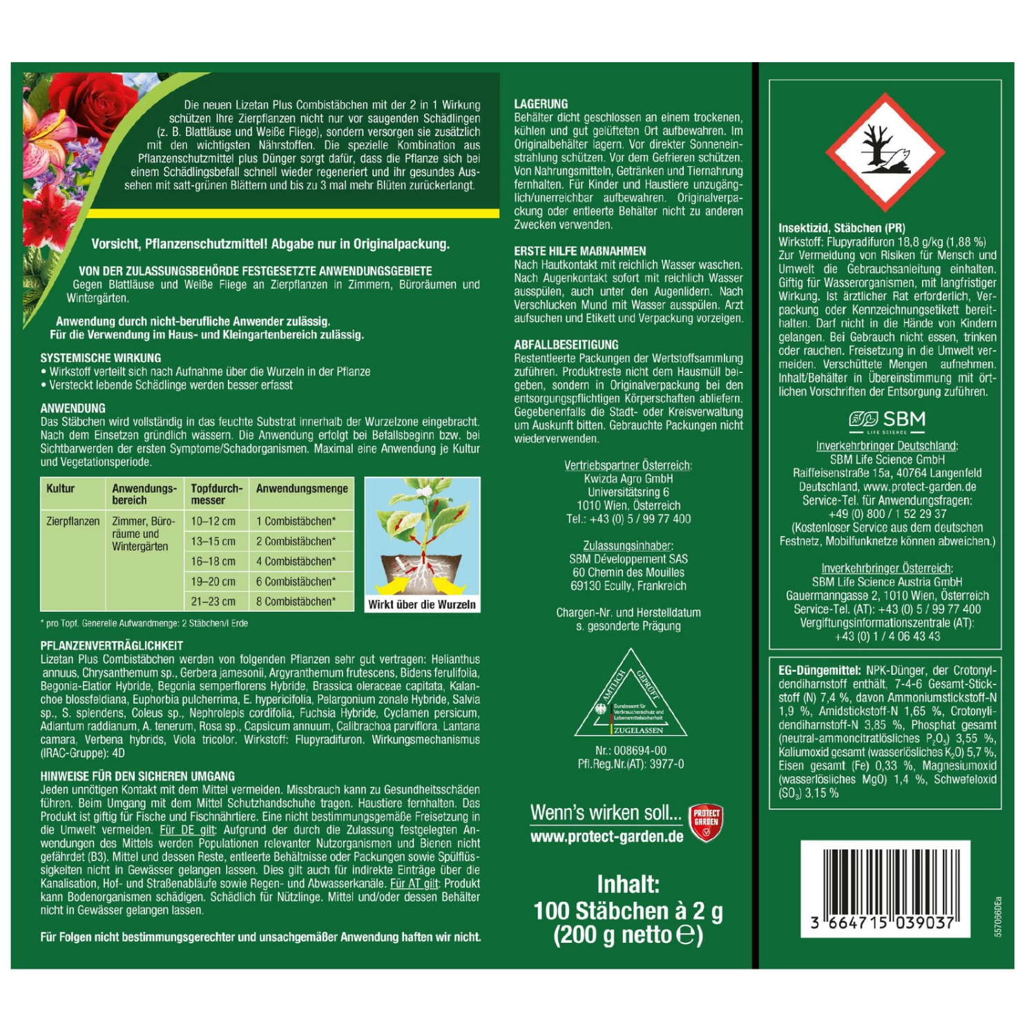 Combistäbchen Lizetan® Plus – Bild 2