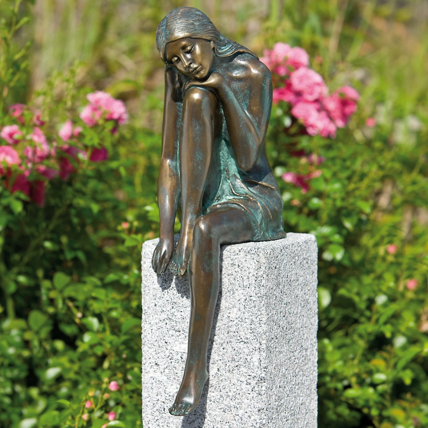 Gartenfigur "Emanuelle" Von Rottenecker, Bronze, Höhe: 40 Cm