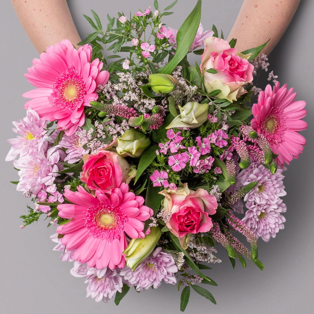 Blumenstrauß 'Firenze', Rosa, Inkl. Gratis Grußkarte