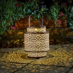 Kölle Solarlaterne Tangier, Kupfer, 18 X 23 Cm