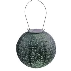 Solarlaterne 'Round 20', Grün, Ø 20 X 18 Cm