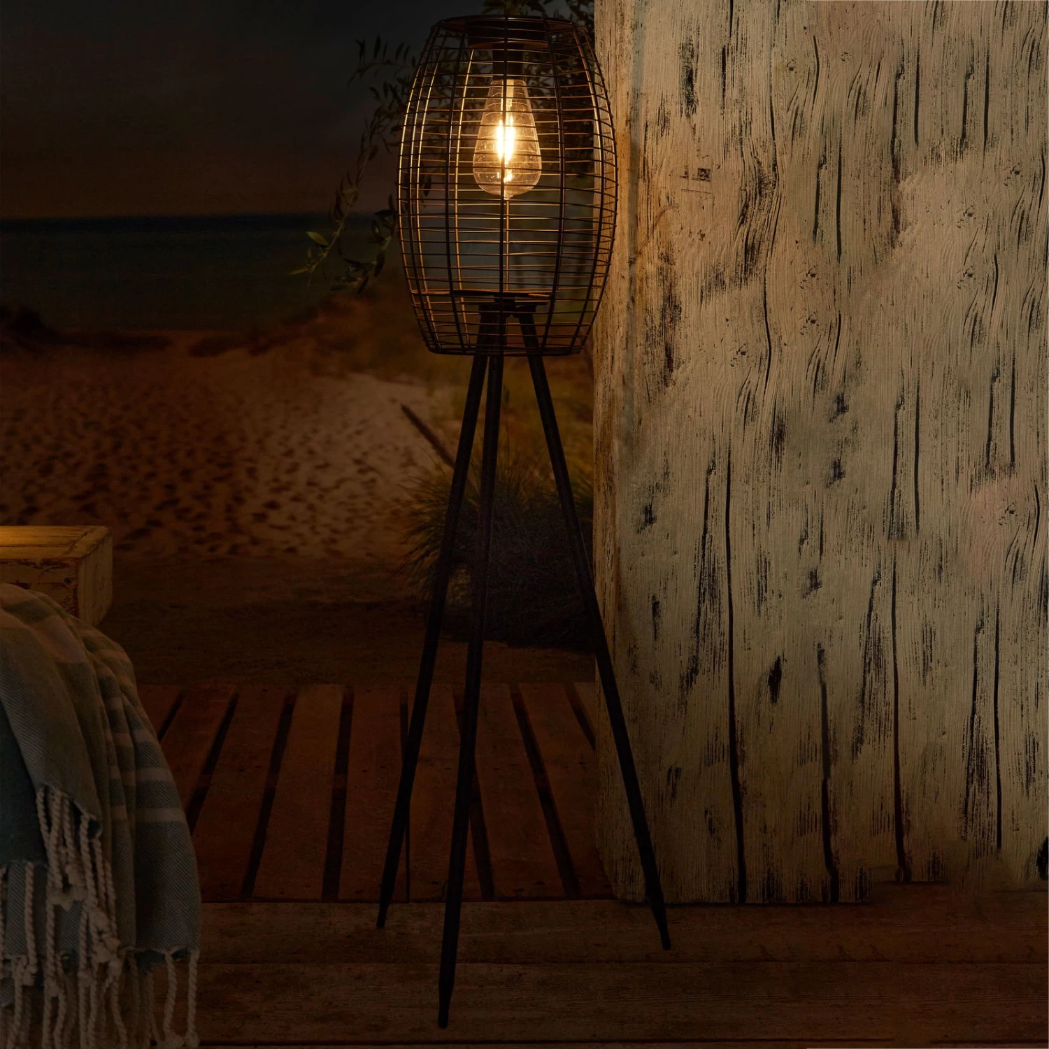 Solar-Standleuchte 'Killarney', Schwarz, Metall, Ø 20,5 X H 32 Cm – Bild 3