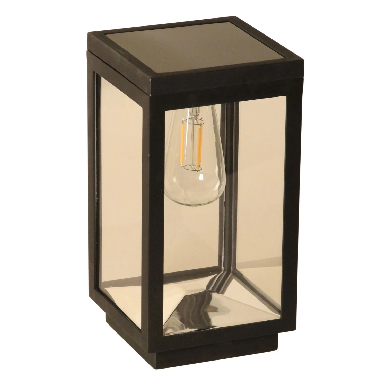 Solar-Tischleuchte 'Amsterdam', Schwarz, Ø 12 X H 22 Cm – Bild 3