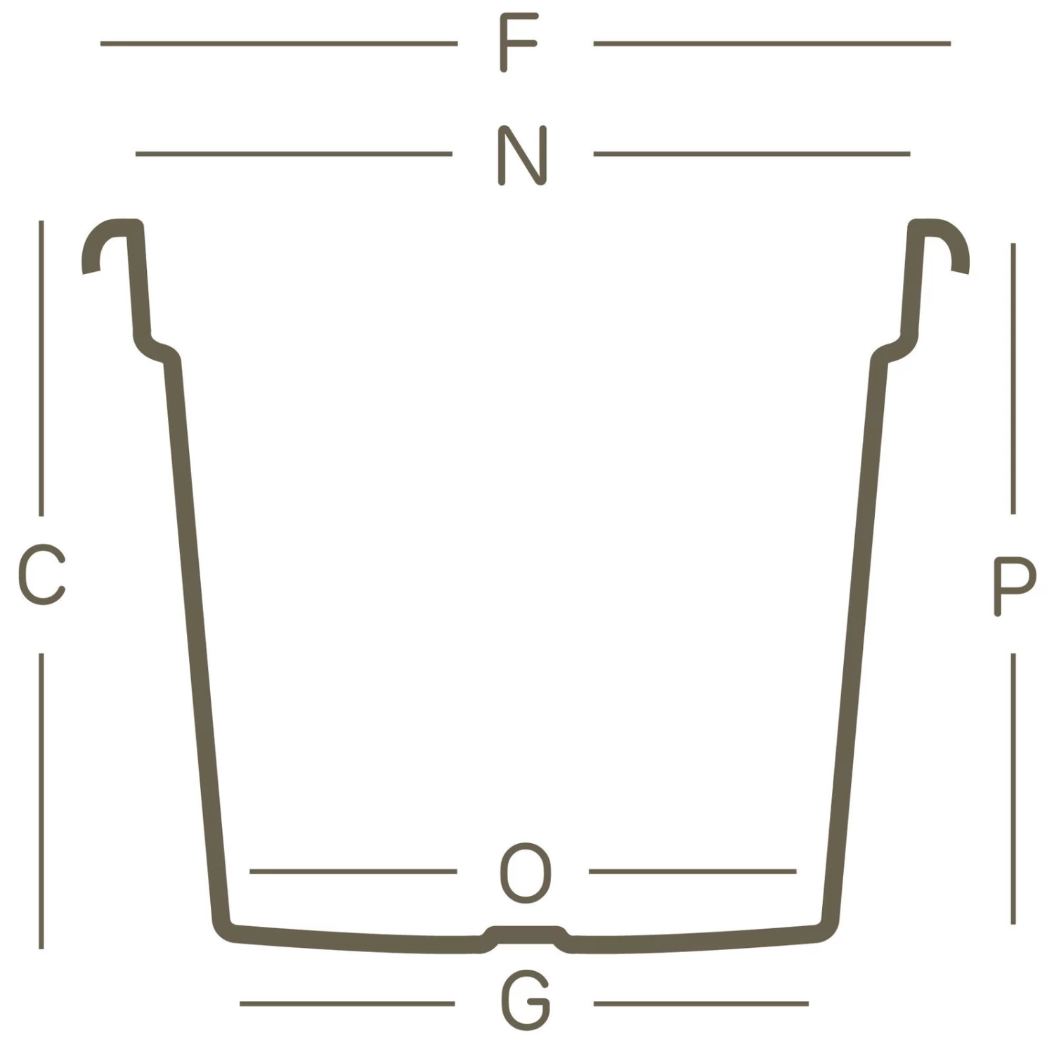 Euro 3 Plast Pflanzkübel Geo Taupe – Bild 2