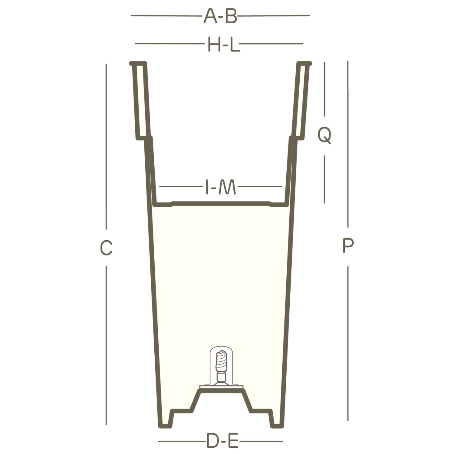 Euro 3 Plast Pflanzkübel "Duo Quadro" Mit Pflanzeinsatz – Bild 2