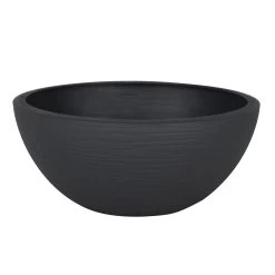 Pflanzschale Graphit Ella, Anthrazit, Ø 24,5 X H 10 Cm