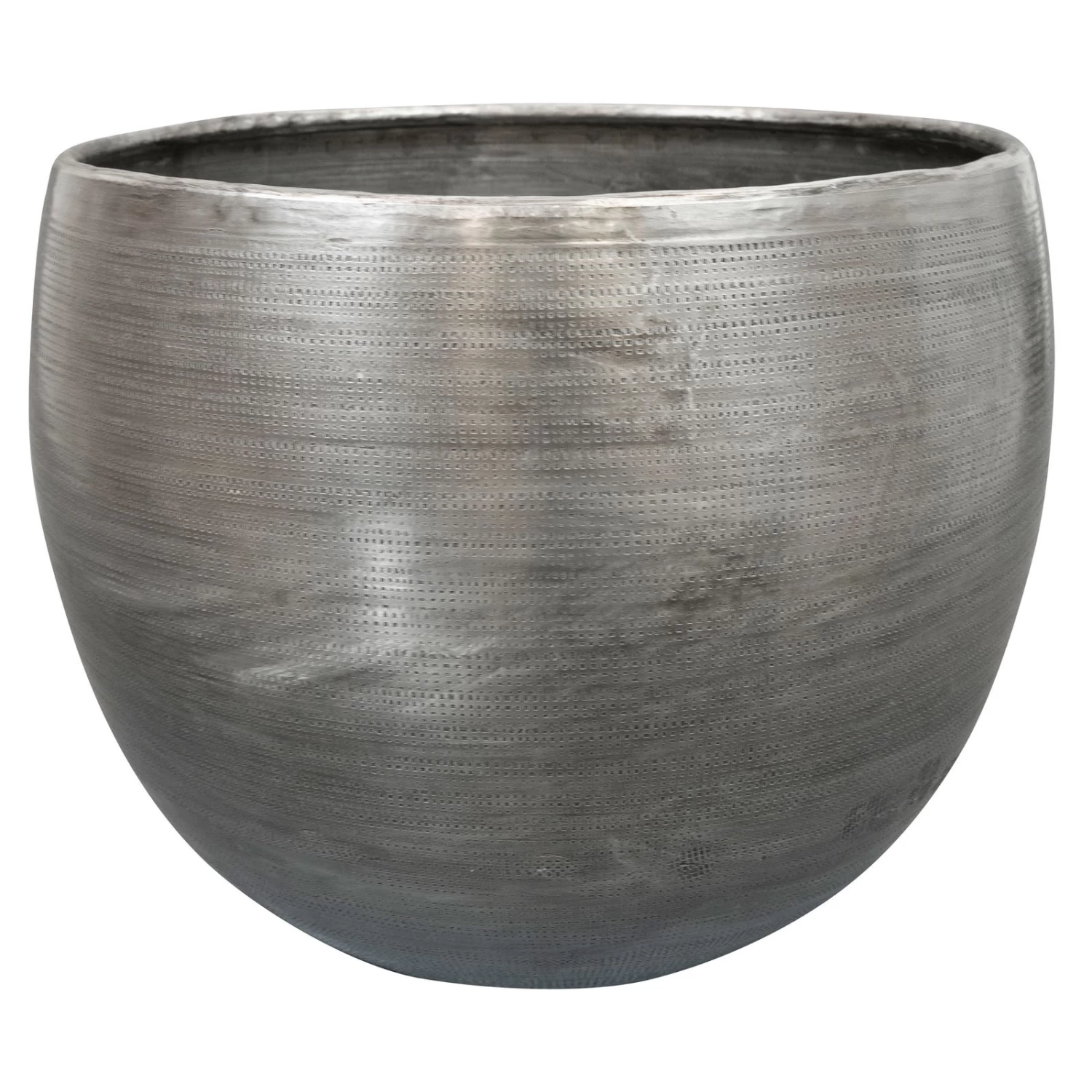 Pflanzgefäß 'Rowen', Silber, Ø 33 X H 25 Cm – Bild 2
