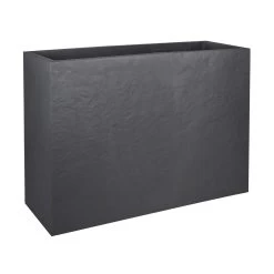 Pflanzkasten 'Volcania Crunch High', Anthrazit, L 78,5 X B 29,5 X H 60 Cm