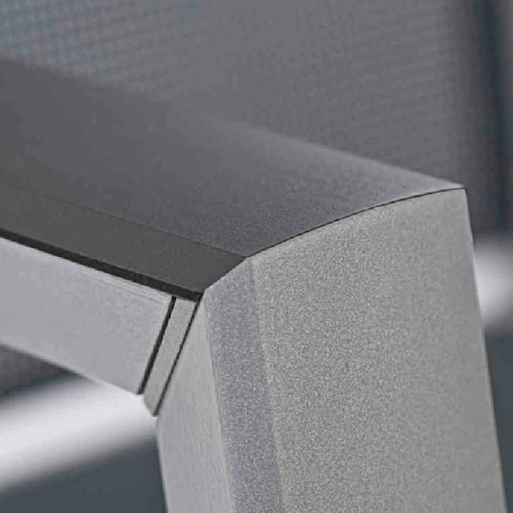 Sieger Exklusiv Stapelsessel Trento Graphit, Bezug Grau – Bild 3