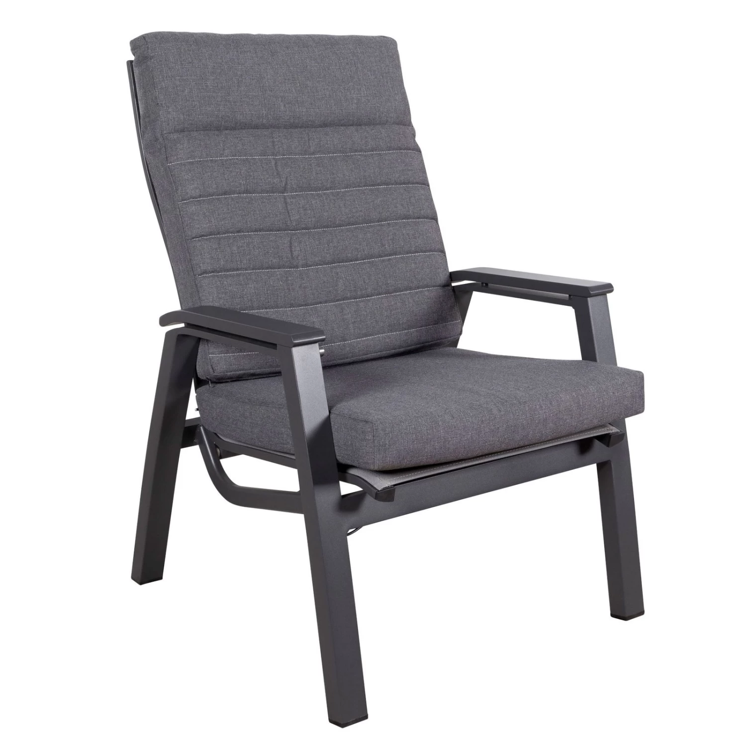 Loungesessel 'Paris', Grau/schwarz – Bild 3