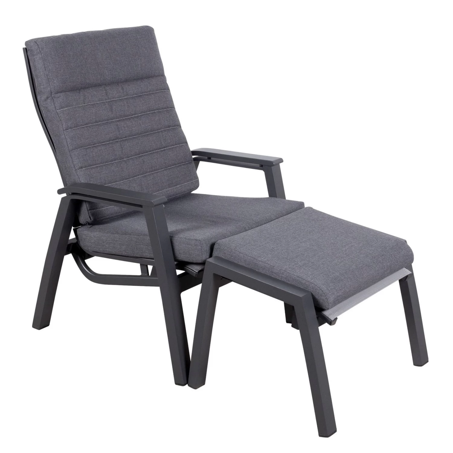 Loungesessel 'Paris', Grau/schwarz – Bild 8