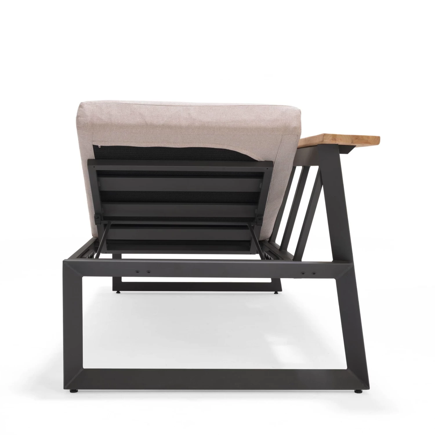 Dining-Bank 'Jimmy', 3-Sitzer, Grau, Ca. 191 X 89 X 75 Cm – Bild 11