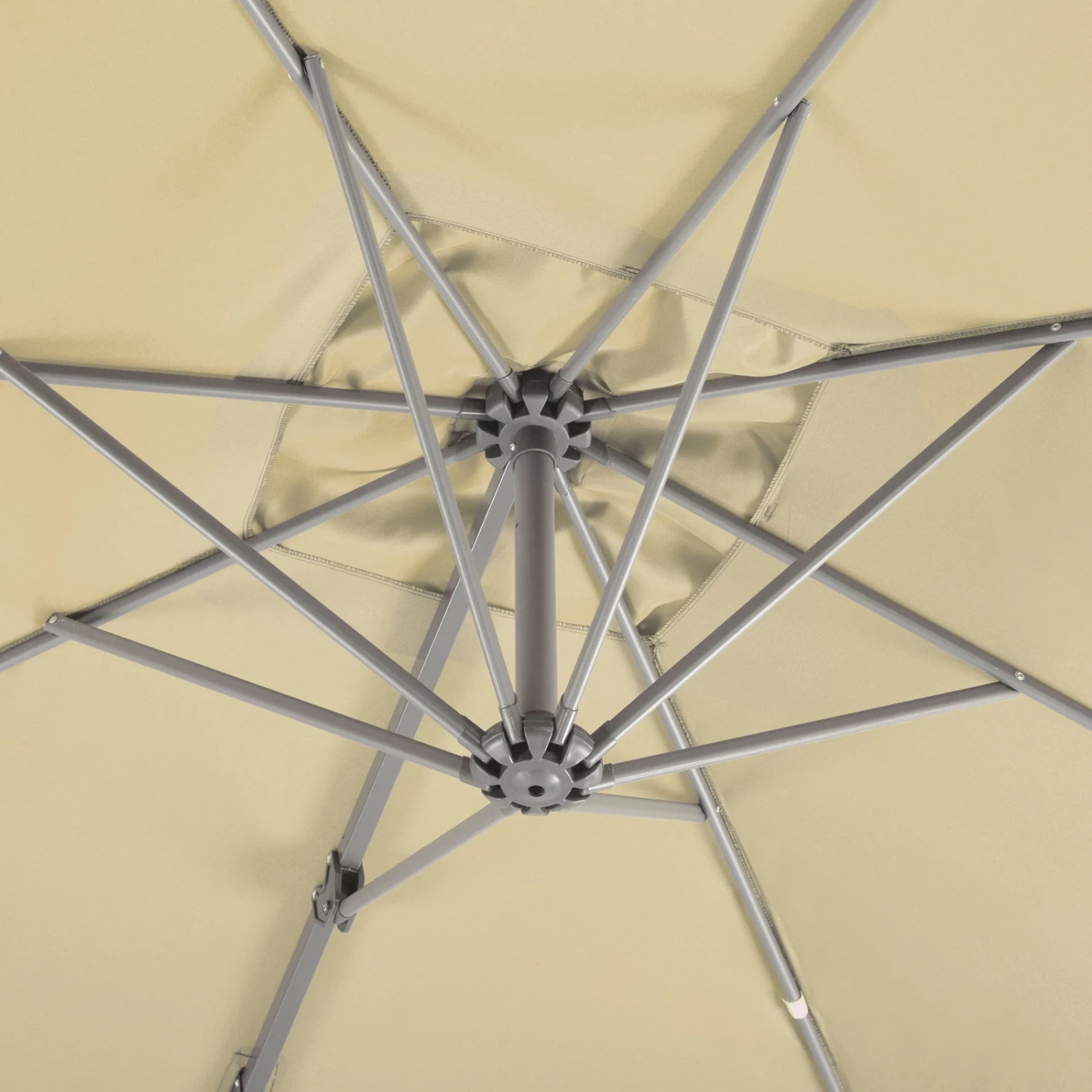 Sonnenschirm 'Rhodos Junior', 270 X 270 Cm, Natur – Bild 10