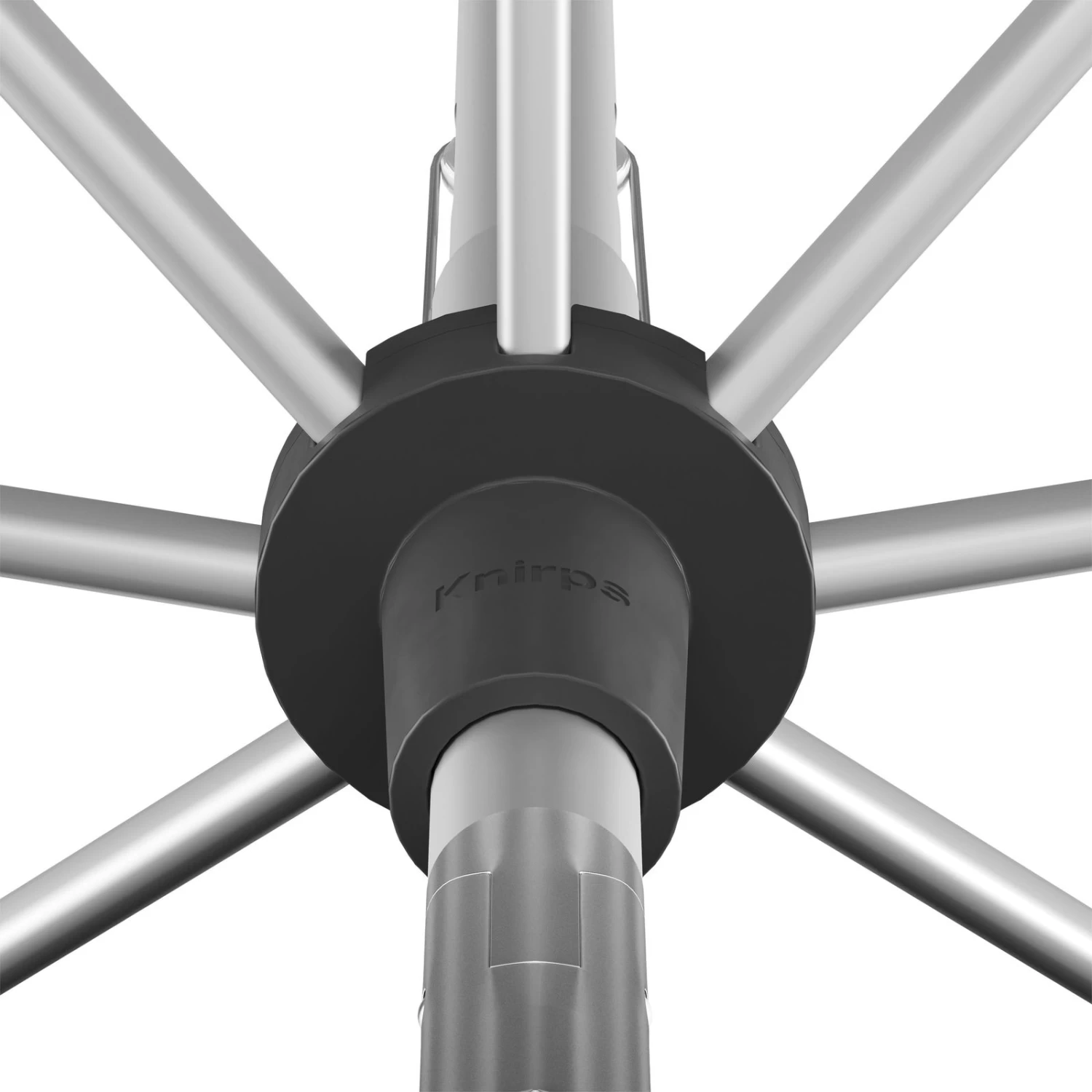 KNIRPS Kurbelschirm 'Apoll', Sand, Ca. 260 X 165 Cm – Bild 4