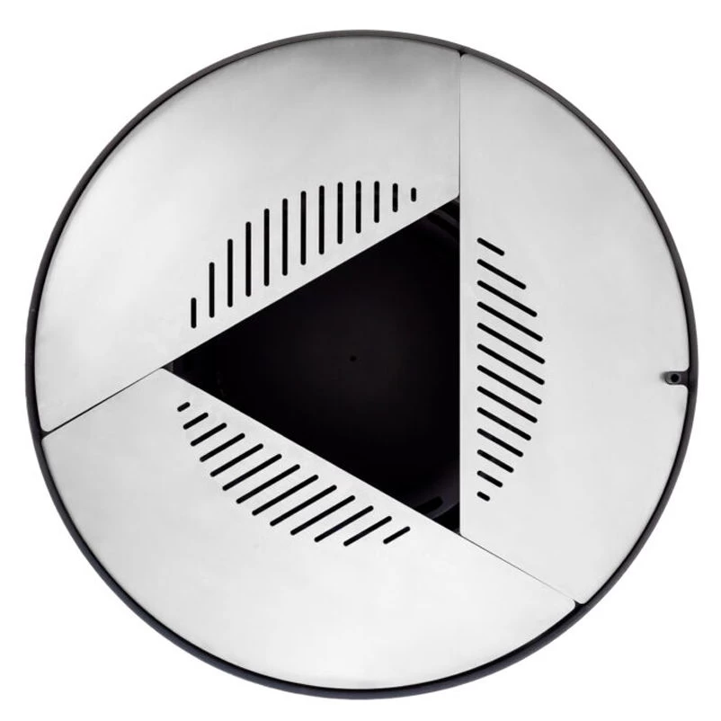 Edelstahl-Feuerstelle 'TRIA', Schwarz, 100 X 55 X 100 Cm – Bild 7