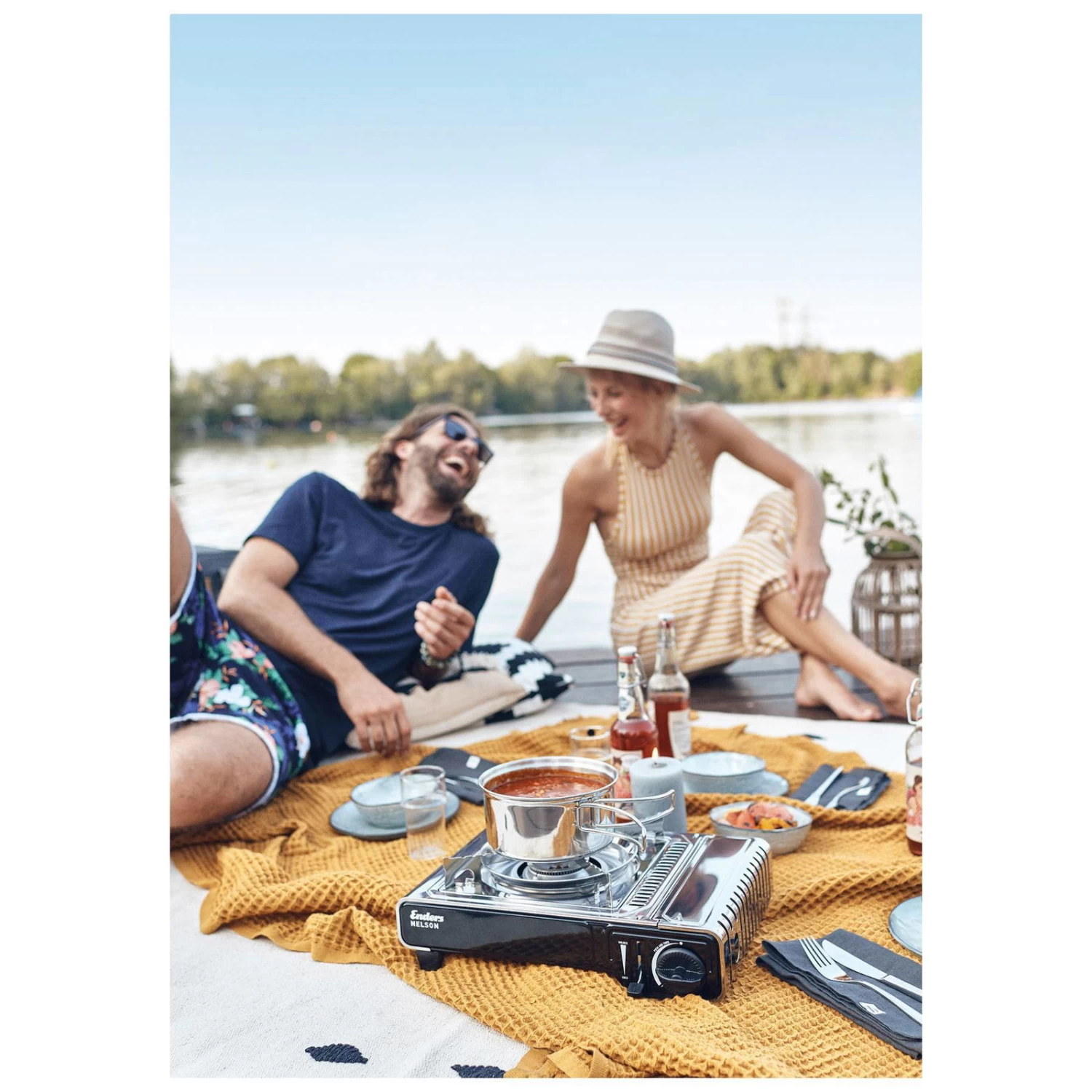 Kartuschenkocher 'Nelson', Oberfläche Edelstahl, 13 X 28 X 37 Cm – Bild 2