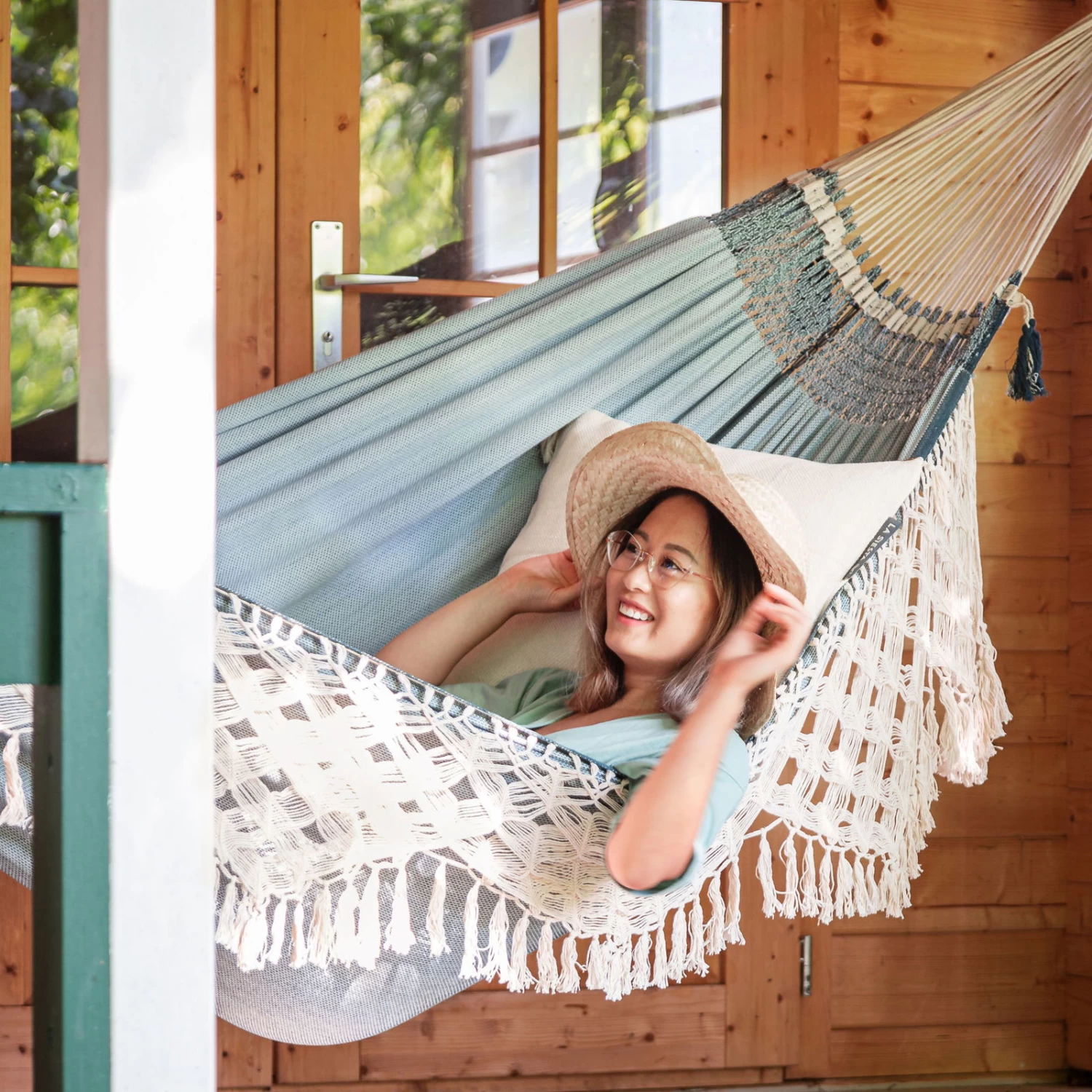 LA SIESTA Kingsize HĂ€ngematte 'Bossanova', Fjord â Bild 3