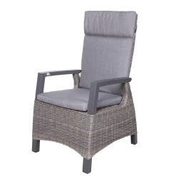 Kölle Sessel 'Bremen', Verstellbare Rückenlehne, Alu, Kunstrattan, 109 X 72 Cm