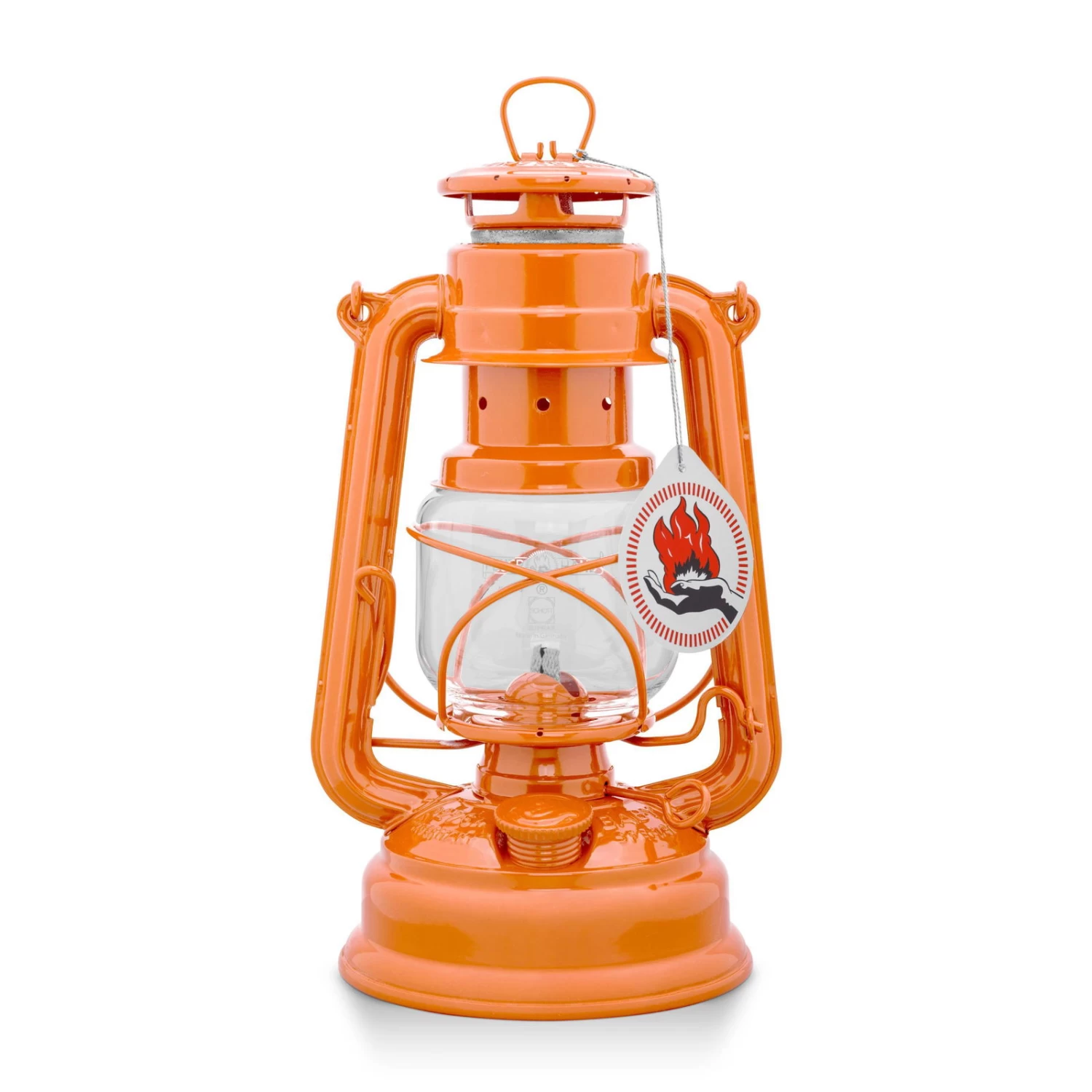 Feuerhand Sturmlaterne 'Baby Special 267', Orange, 26,5 X 13,5 X 15 Cm
