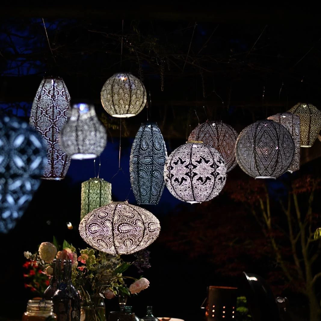 Solarlaterne 'Diamond 28', Hellgrün, Ø 28 X 28 Cm – Bild 9